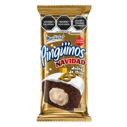 Pingüino Marinela Navidad Dulce de Leche 80g