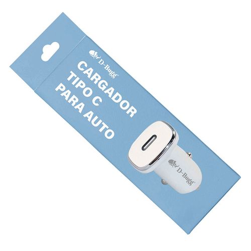 Cargador de Coche D-Bugg con Entrada Tipo-C Carga Rápida