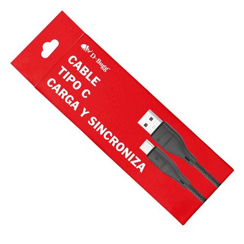 Cable D-Bugg Cargador y Datos USB-A a Tipo-C