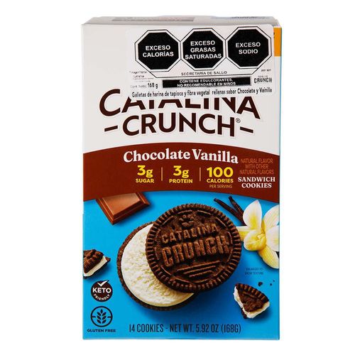 Galletas Catalina Crunch Chocolate Vainilla 167g