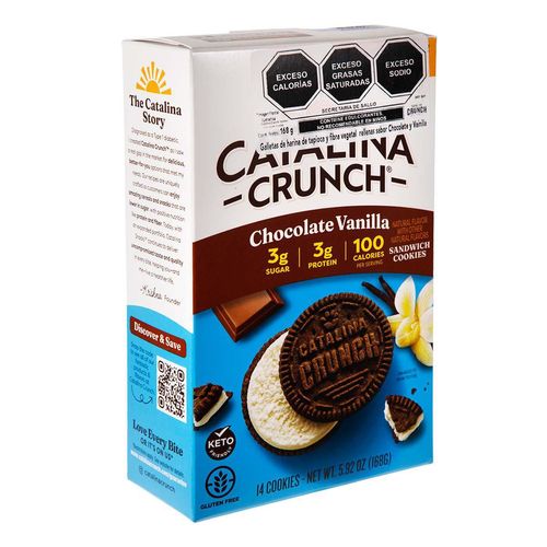 Galletas Catalina Crunch Chocolate Vainilla 167g