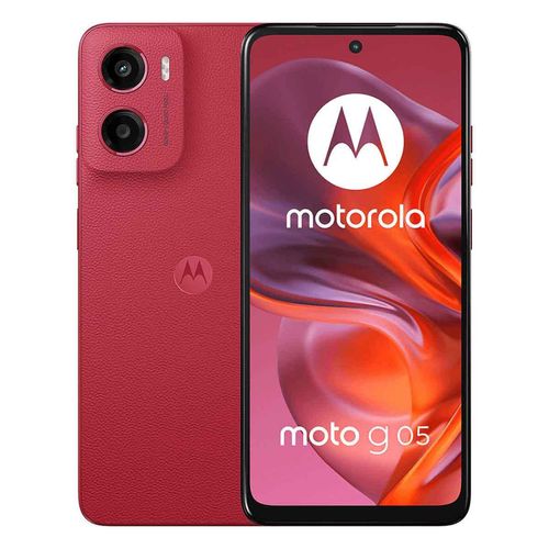 Celular Motorola Moto G05 128GB Rojo Desbloqueado