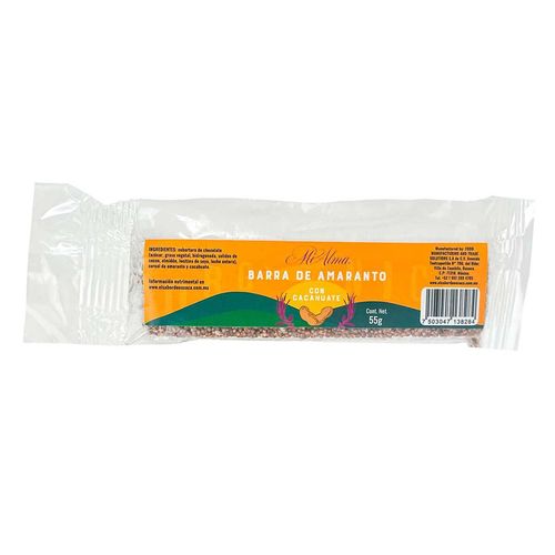 Barra El Sabor de Oaxaca Cacahuate 55g