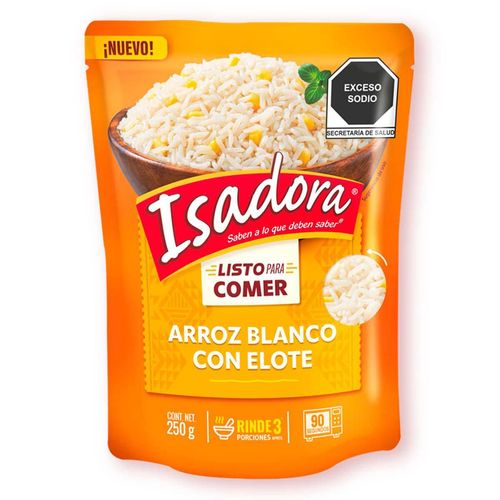 Arroz Preparado Isadora Blanco con Elote 250g