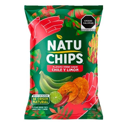 Botana Natuchips Platano Chile 45g