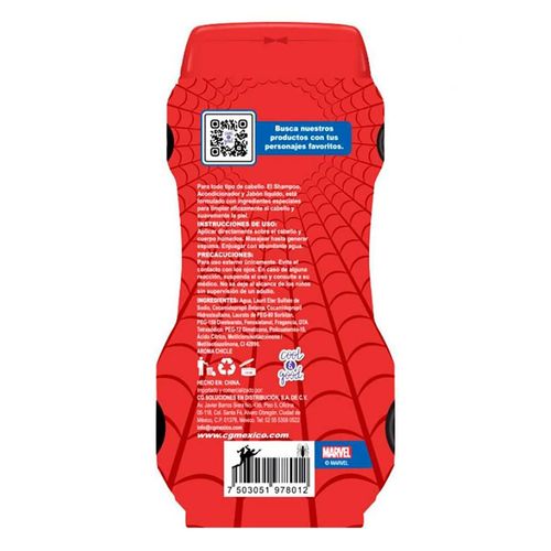 Shampoo Cool&Good Coche Spiderman Chicle 300ml