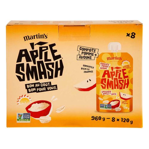 Snack Martins Manzana Avena 120g