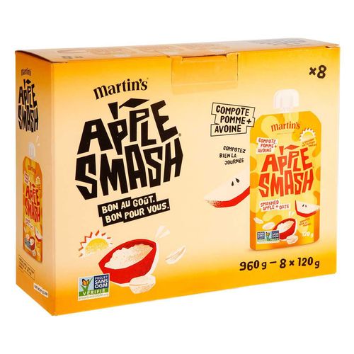 Snack Martins Manzana Avena 120g