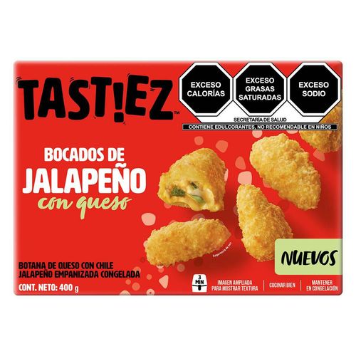 Bocados Tastiez Jalapeño con Queso 400g