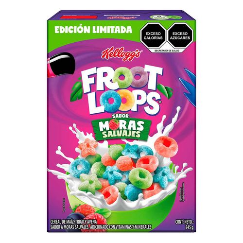 Cereal Kellogg's Froot Loops Moras Sal 245g