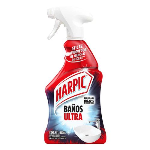 Limpiador de Baños Líquido Harpic Ultra 650ml