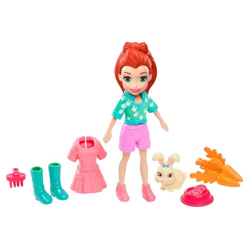 Muñeca Polly Pocket Lila y Bonita