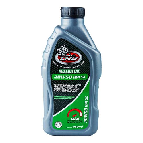 Aceite Multigrado Fórmula Chd 20W50 950ml