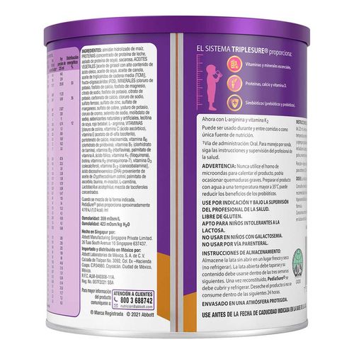 Suplemento Alimenticio Pediasure para Niños de 1 a 10 Años Fresa 400g