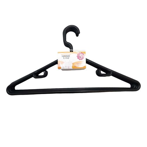 Gancho Home Line 5 Piezas Color Negro