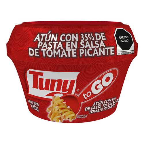 Pasta Estilo Arrabiata con Atún Tuny 140g