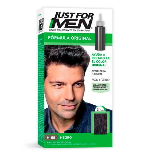 Tinte para Caballero Just For Men Fórmula Original Negro 66ml