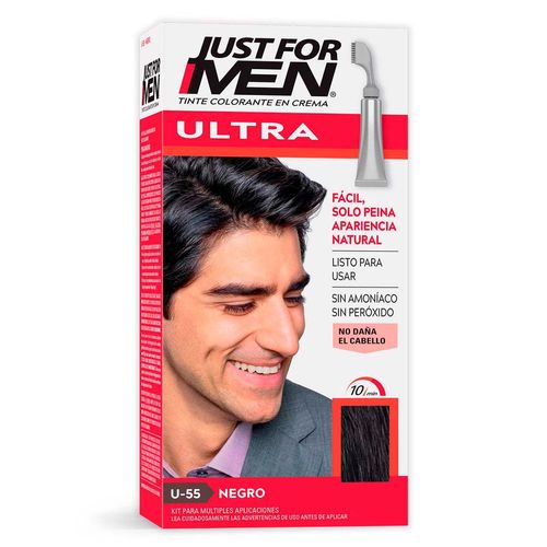 Tinte para Caballero Just For Men Ultra Negro 35g