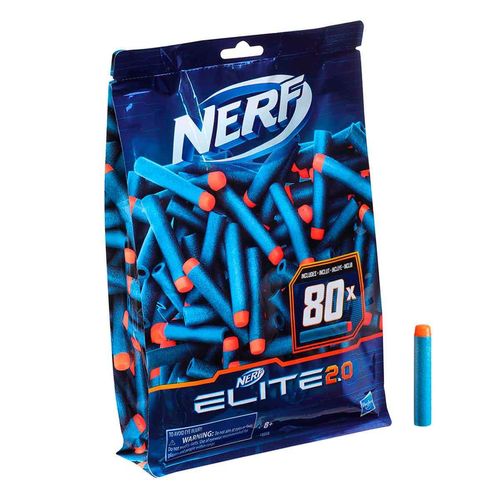 Refill de Dardos Nerf 2.0 Elite 80 Piezas
