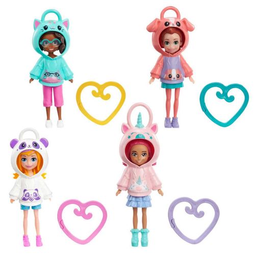 Polly Pocket Muñeca Hoodie Amigos