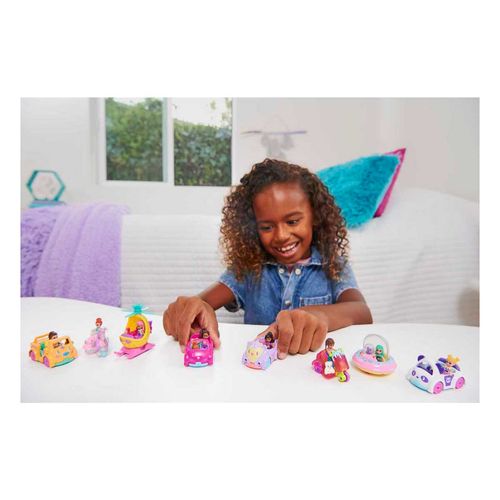 Muñeca Polly Pock. Set Coches Pollyville
