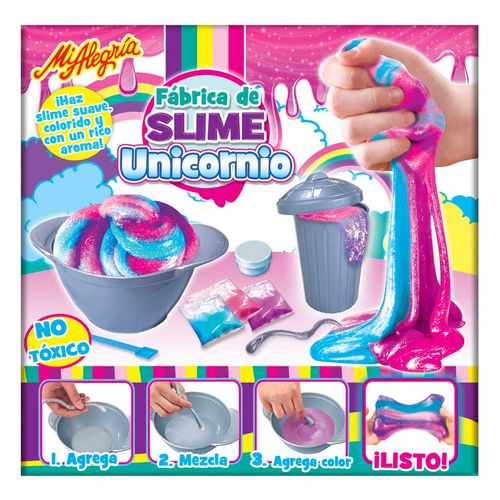 Fabrica de Slime Mi Alegría Unicornio