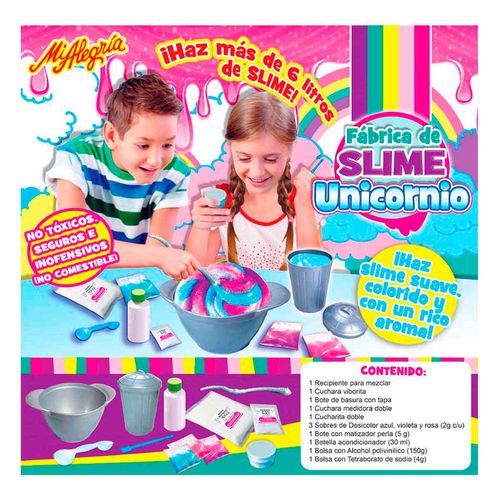Fabrica de Slime Mi Alegría Unicornio