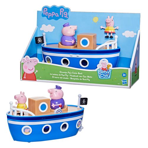 Set Peppa Pig El Barco Del Abuelo F3631