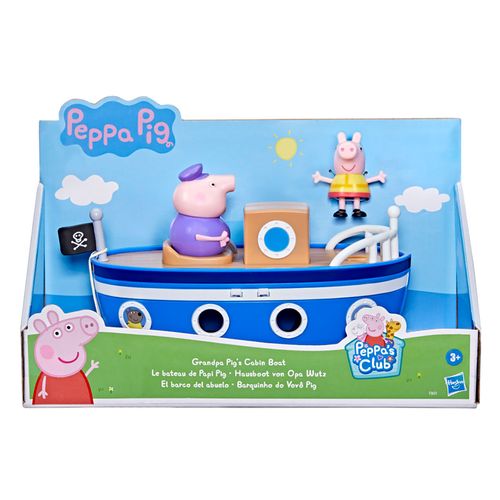 Set Peppa Pig El Barco Del Abuelo F3631