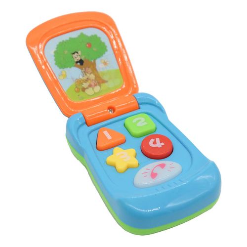 Celular Baby Zone Naranja Luz Y Sonido