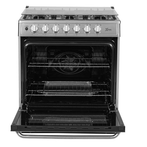 Estufa Capelo Midea MGS30FS1LEAMSS 30 Pulgadas Negro