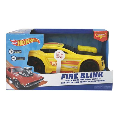Vehículo Hot Wheels luz y sonido