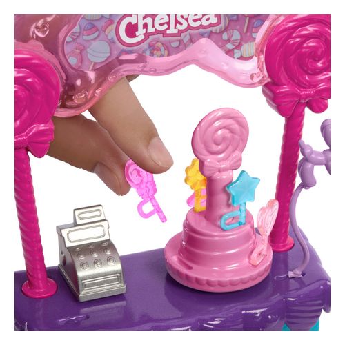 Barbie Set Juego Stacie al Rescate Chelsea Estación Dulces