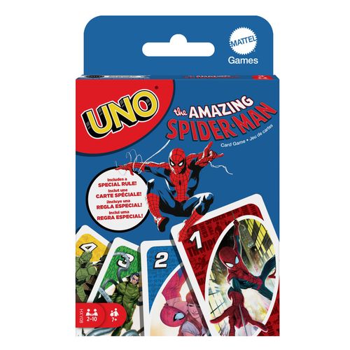 UNO Juego de Cartas Marvel Spider-Man