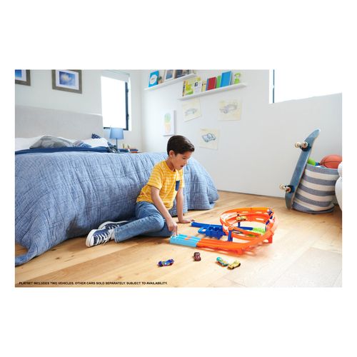 Hot Wheels Action Pista de Juguete Circuito Giro Veloz