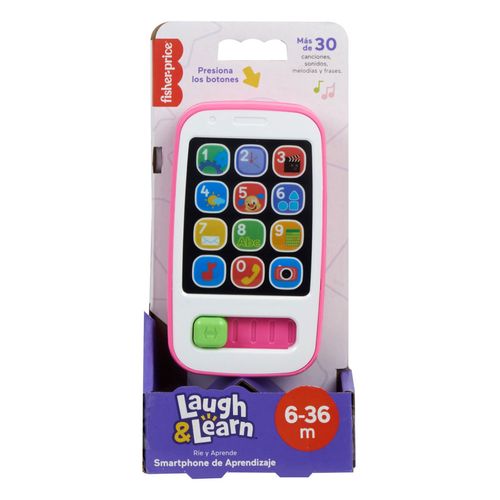 Fisher-Price Juguete para Bebés Smartphone Aprendizaje Rosa