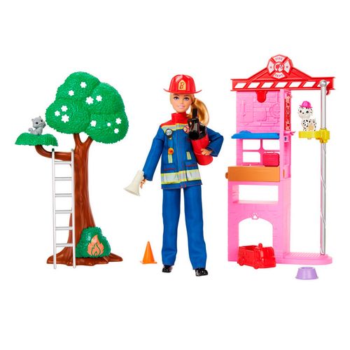 Muñeca Barbie Bombera al Rescate