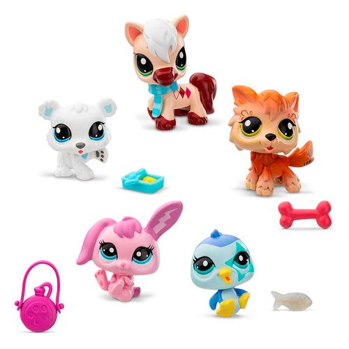 Figuras Littlest Pet Shop Amig nieve 5pk