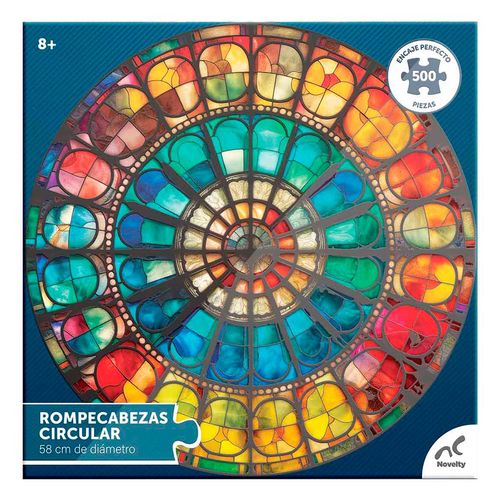 Rompecabezas Novelty Circular Vitral