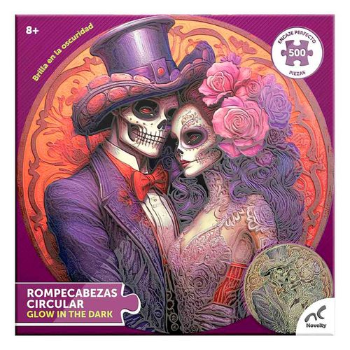 Rompecabezas Novelty Circular Catrina