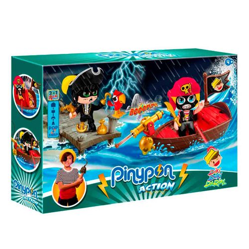 Figura Pinypon Action Barco Pirata