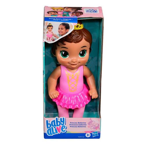 Muñeca Baby Alive Princesa Bailarina Pelo Castaño