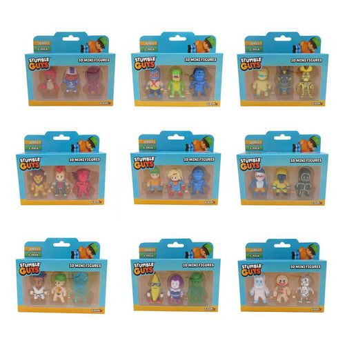 Figura Stumble Guys 3 Pack Figura 5 cm TUY01011