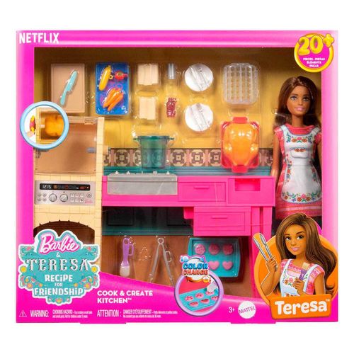 Barbie Receta de la amistad de Teresa Set Crea y Cocina