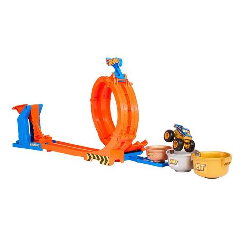 Hot Wheels Monster Trucks Competencia de Big Foot Giros