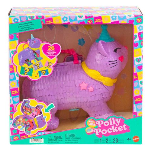 Polly Pocket Set de Juego Compacto Piñata Gatito