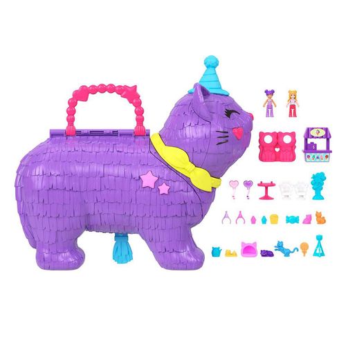 Polly Pocket Set de Juego Compacto Piñata Gatito