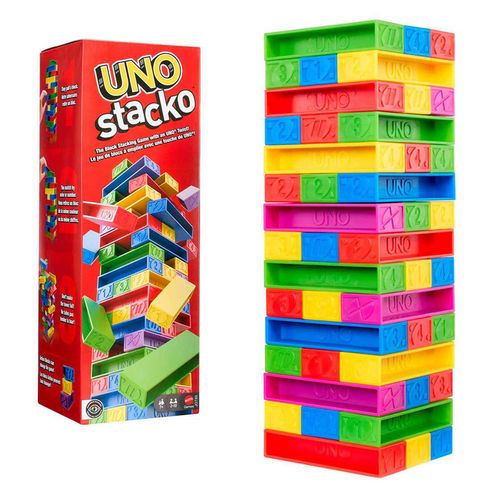 UNO Juego de Mesa Stacko Segunda Versión para Niños