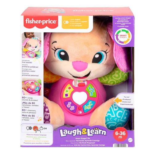 Fisher-Price Ríe y Aprende Juguete Hermanita Aprende Conmigo