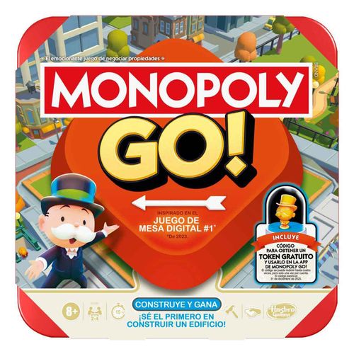 Juego de Mesa Monopoly Go! Niños y Adultos